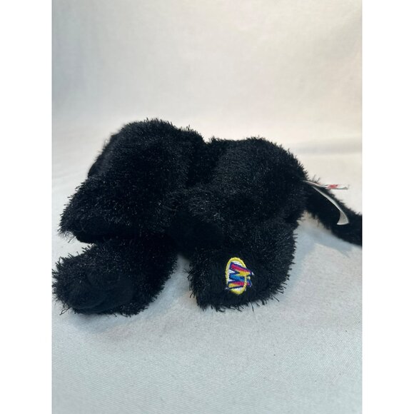 Ganz Webkinz Black Cat Plush Toy With Green Eyes 8” Stuffed Animal Soft - Picture 5 of 6